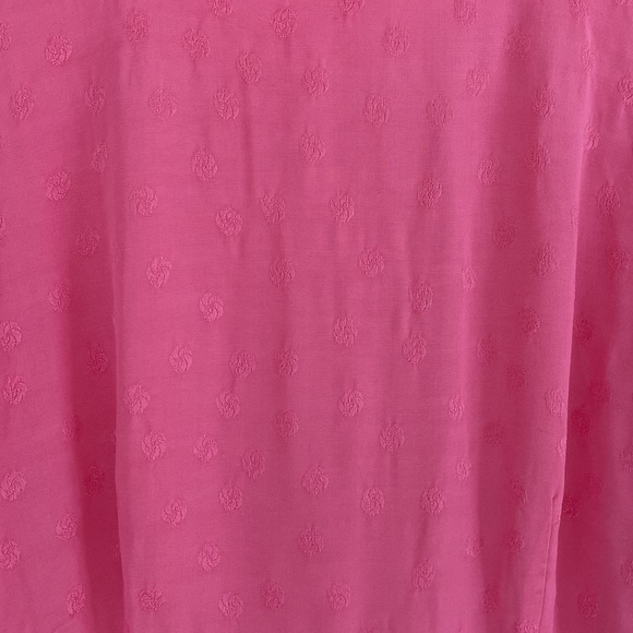Lk NEW JCREW spring shift Mother's Day spring dress pink w/dots size 6 tall - Picture 7 of 8